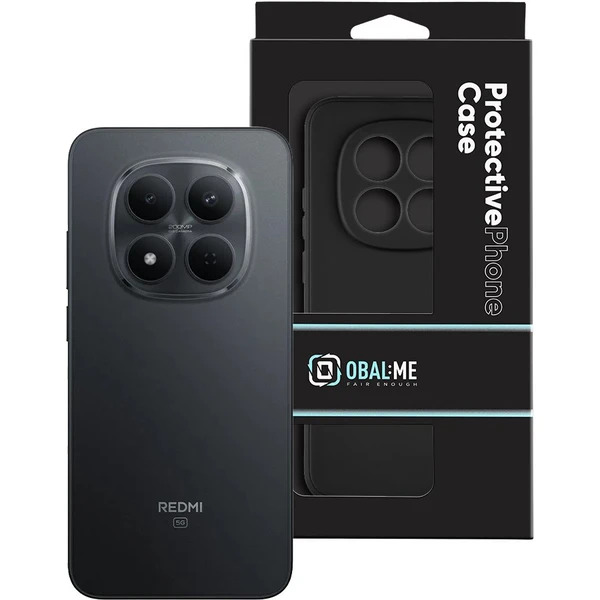 OBAL:ME Matný TPU kryt Xiaomi Redmi Note 15 Pro 5G čierny - Puzdra - Obrázok c74f7e1eba384f2386400394410320bd