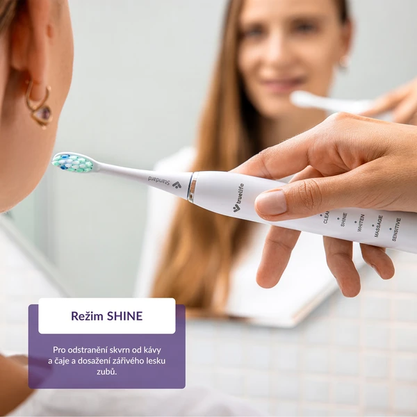 TrueLife SonicBrush Clean30 Duo sonická kefka biela/čierna - Zubné kefky - Obrázok c766c83a51d3420da0223514f011d3d1