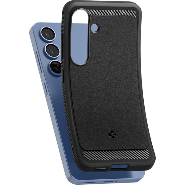 Spigen Rugged Armor MagSafe kryt Samsung Galaxy S25 matne čierny - Puzdra - Obrázok c76989483337421592e7de00b3e3e977