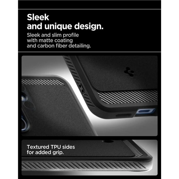 Spigen Rugged Armor MagSafe kryt Samsung Galaxy S25 matne čierny - Puzdra - Obrázok c76ac035d8a44eb1b6d1c4631b06839f