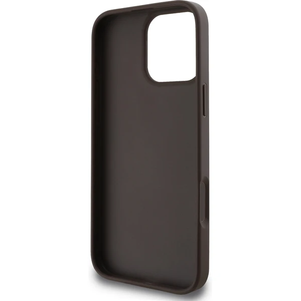 Guess PU 4G Metal Logo kryt pre iPhone 16 Pro Max hnedý - Puzdra - Obrázok c772d36526224ec2a45440205b990a44