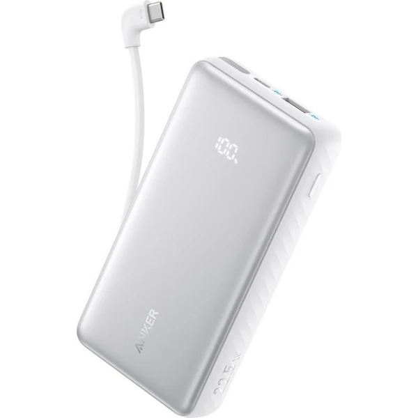 Anker Zolo powerbanka 10000mAh, 22,5W s káblom USB-C biela - Powerbanky - Hlavný obrázok