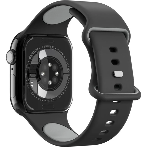 Spigen Nano Pop Band remienok Apple Watch 49/46/45/44mm čierny/sivý - Remienky - Obrázok c7c8ee3bb95d4aadb87f295e3bad6903