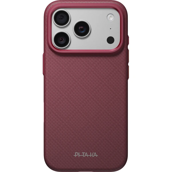 Pitaka Summa Case Argyle MagSafe kryt iPhone 18 Pro Burgundy - Puzdra - Obrázok c8157bd0ac204ae7b0775d5c4e24df9c