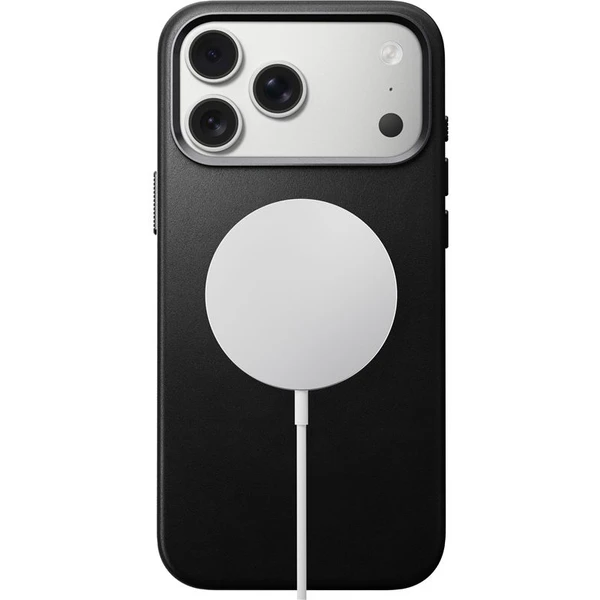 Nomad Traditional Leather Case MagSafe kožený kryt iPhone 17 Pro Max Black - Puzdra - Obrázok c821f035ac8d4d61b00608d320ca411d