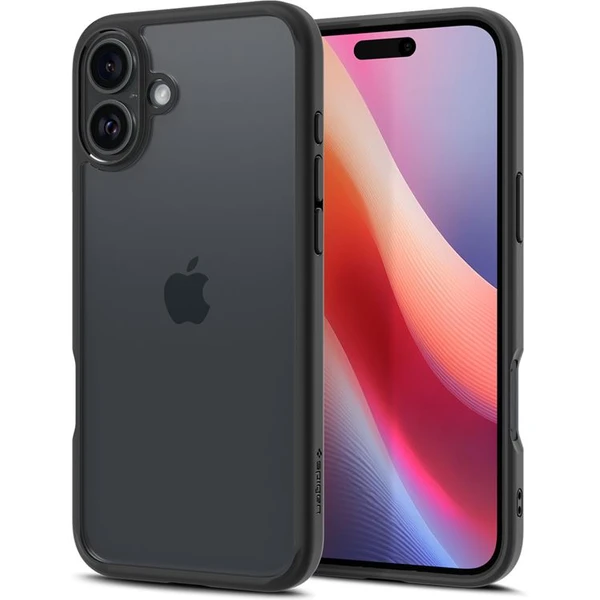 Spigen Ultra Hybrid kryt iPhone 16 matte black - Puzdra - Hlavný obrázok