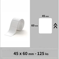 Niimbot štítky R 45x60mm 125ks pre B21, B21S, B3, B1S biele - Pásky pre štítkovače