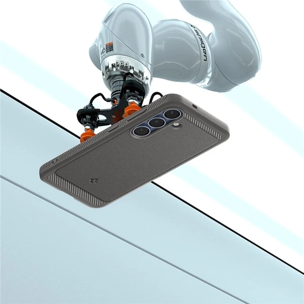 Spigen Rugged Armor MagSafe kryt Samsung Galaxy S25 sivý - Puzdra - Obrázok c8708babc5da4ce797d7d872618d6ae9