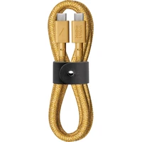 Native Union Belt Cable USB-C/USB-C kábel 1,2m, 60W horčicový - Káble a redukcie