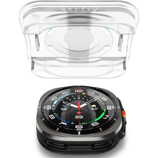Spigen Glass TR EZ Fit sklo Samsung Galaxy Watch Ultra číre (2 ks) - Ochranné fólie a sklo - Obrázok c876fdbb0c65496494ed6c244e59e5e4