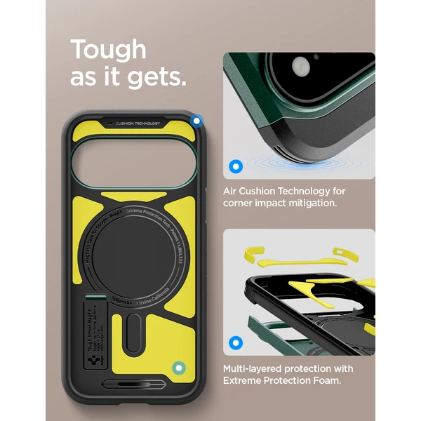 Spigen Tough Armor MagSafe, abyss green - Google Pixel 11 Pro - Puzdra - Obrázok c8809b4c1f944358b92ceceed6428ae3