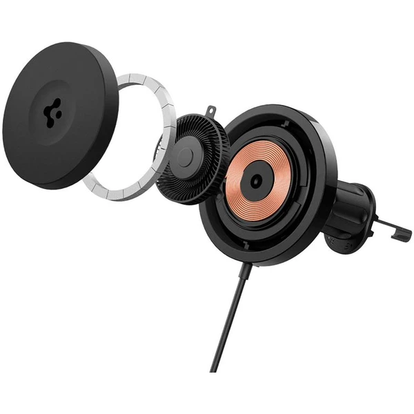 Spigen OneTap Pro 3 Cryomax Airvent Hook MagSafe držiak do auta s chladením, čierny - Držiaky - Obrázok c8a8d246686e4e1aaf6ac4e81f9812d7