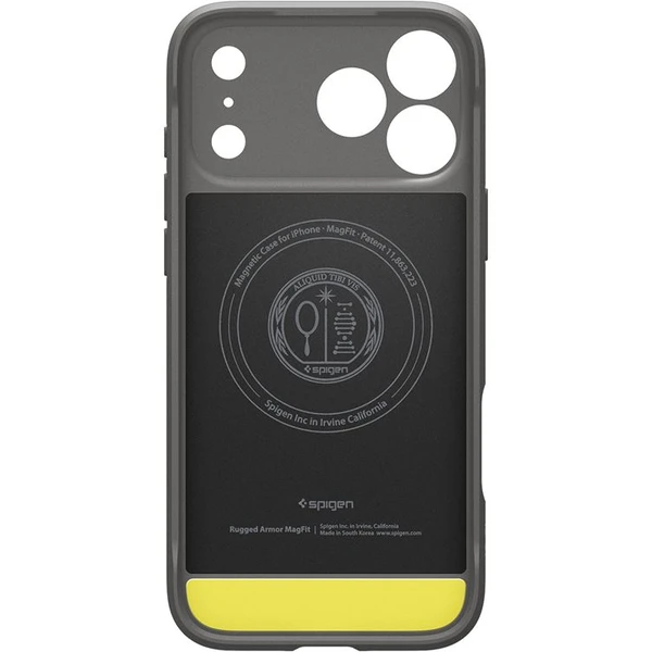 Spigen Rugged Armor MagSafe kryt iPhone 17 Pro Max gray - Puzdra - Obrázok c8ccf78eb44a4171953735f8f8b04f24
