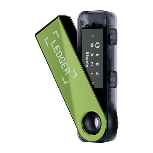 Ledger Nano S Plus krypto peňaženka (Android/MacOS/Windows/Ubuntu) Oxidate Green - Krypto peňaženky - Hlavný obrázok