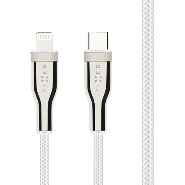 FIXED USB-C/Lightning napájací kábel 60W 2m biely - Káble a redukcie - Obrázok c91fe4092582452cace8d6aad0014065