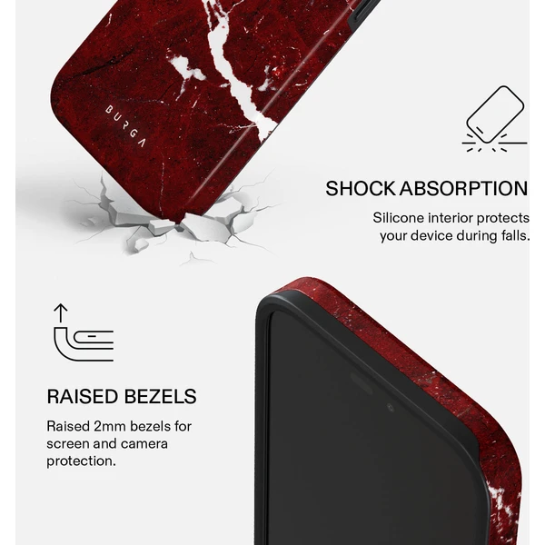Burga Tough MagSafe kryt, Iconic Red Ruby - iPhone 18 Pro Max - Puzdra - Obrázok c9384a277d524aa7a138ddcd37e390be