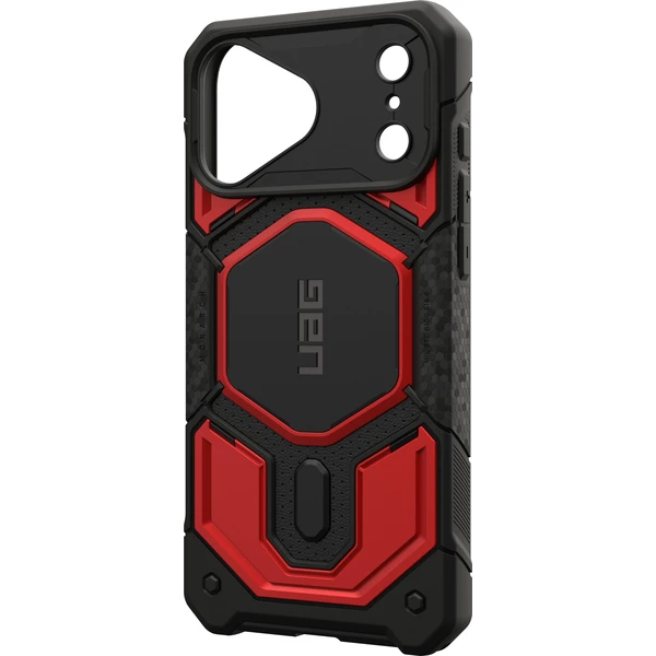 UAG Monarch Pro MagSafe kryt iPhone 18 Pro Max/17 Pro Max čierny/červený - Puzdra - Obrázok c93b2ab5f912403fbd146574a5b3b869