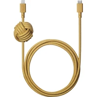 Native Union Night Cable USB-C/Lightning kábel 3m, 20W horčicový - Káble a redukcie