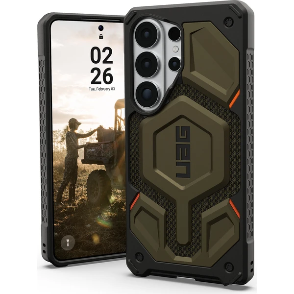 UAG Monarch Pro MagSafe kevlarový kryt Samsung Galaxy S26 Ultra zelený - Puzdra - Hlavný obrázok