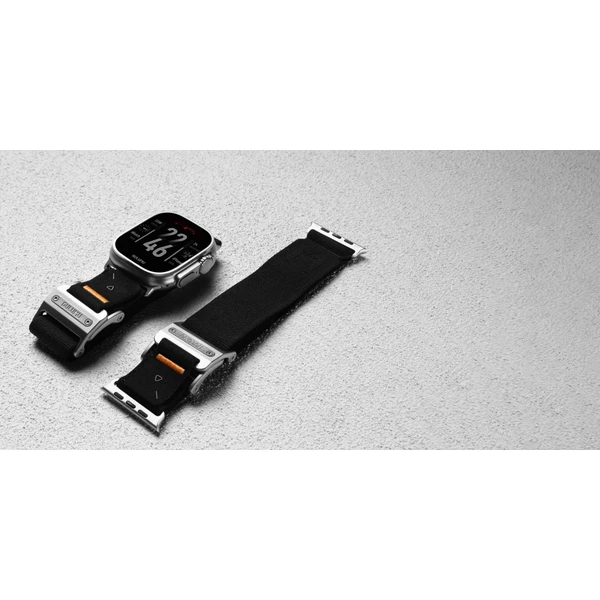 Aulumu A11 Mag Buckle Slim remienok Apple Watch 49/46/45/44/42mm Strieborná pracka/Čierny remienok - Remienky - Obrázok c9c2bf3d18fa48819f59d5b81853de01