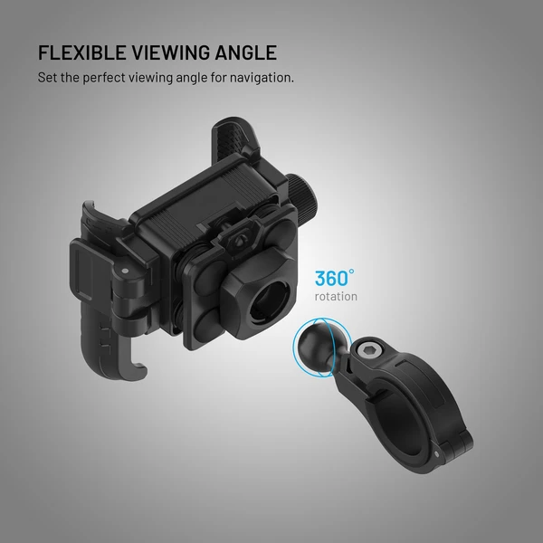 FIXED Bikee Anti-Shock univerzálny držiak na motorku a bicykel čierny - Držiaky - Obrázok c9cdd04d31c24fefb7d443f4b02f7e32
