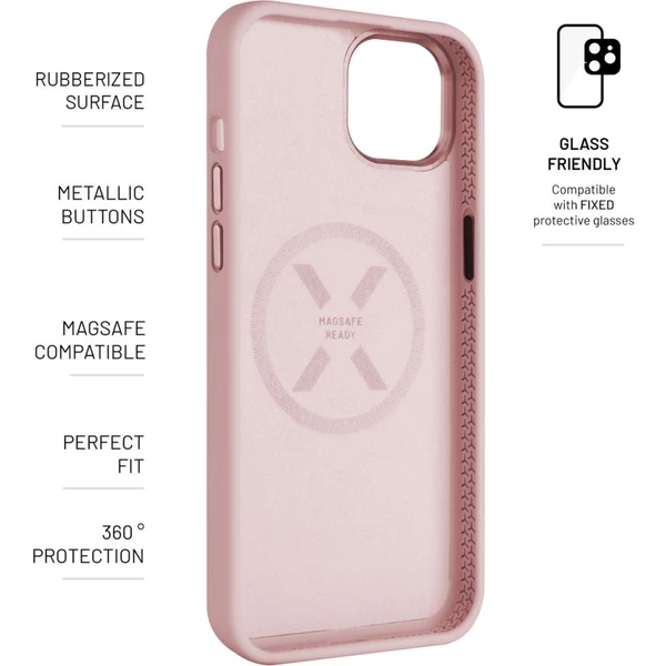 FIXED MagFlow s podporou Magsafe Apple iPhone 15 ružový - Puzdra - Obrázok c9da97c875d34256bba1a4986bf9ab6f