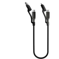 Nomad Universal Kevlar Cable USB-C, 0.3m, carbide - Káble