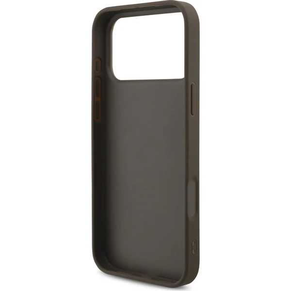 Guess PU 4G Metal Logo Zadný kryt pre iPhone 18 Pro Max Brown - Puzdra - Obrázok ca3ea1e1b8da488d8b12ba808afde985