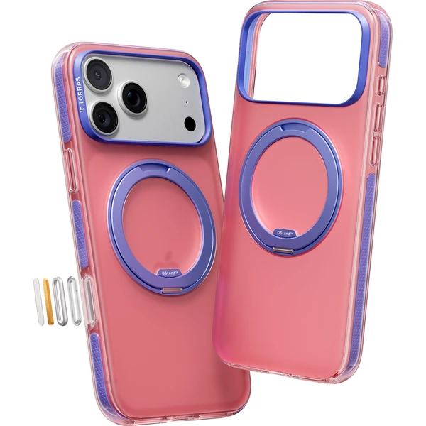 Torras Ostand O3 Hue MagSafe kryt iPhone 17 Pro blush pink - Puzdra - Obrázok ca43cf73d306454b9504f2d81c2551dd