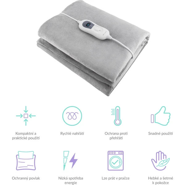 TrueLife HeatBlanket 1508 nahrievacia deka - Masážny prístroj - Obrázok ca602accf28a48de939bf56e5e05f1e5
