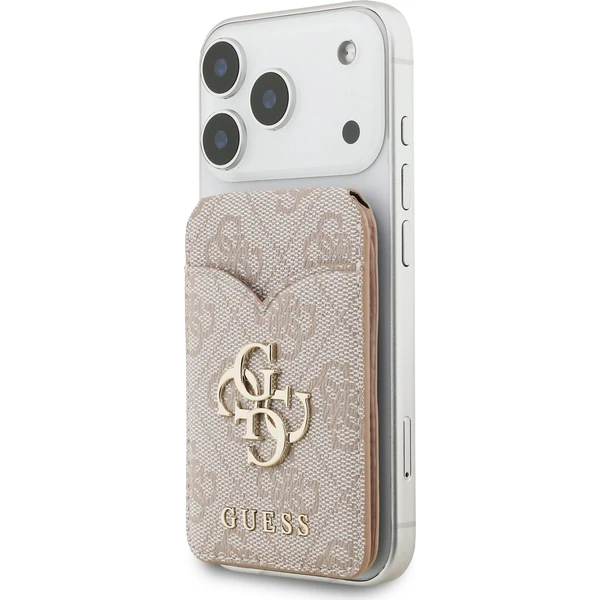Guess PU 4G Mirror MagSafe Cardslot peňaženka so stojanom ružová - Peňaženky - Obrázok ca6aee144c2c4384816d378fd54d34af
