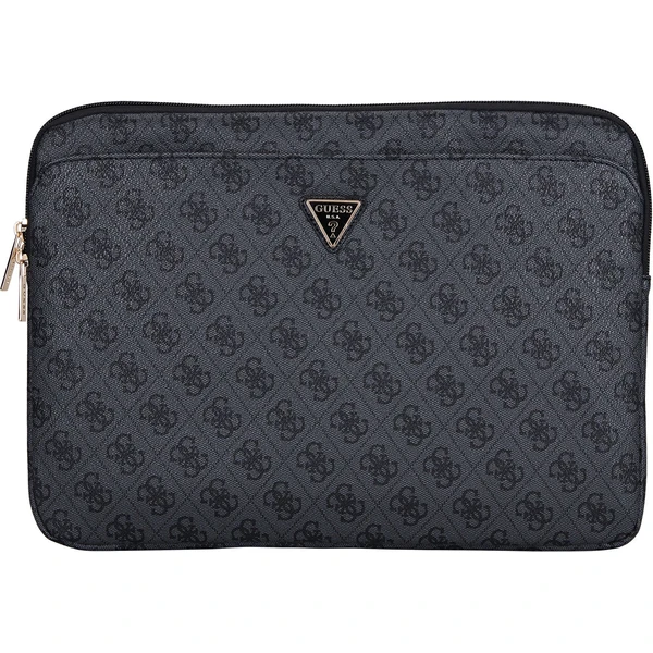 Guess PU 4G Triangle Logo obal pre notebook 14" čierny - Puzdra - Hlavný obrázok