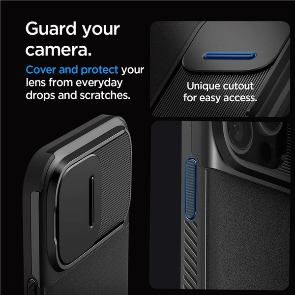 Spigen Optik Armor MagSafe kryt iPhone 16 Pro Max black - Puzdra - Obrázok ca7dd7c749f5419cad530ca6feeb11c1