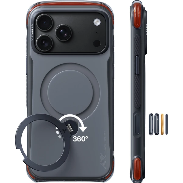 Torras Ostand Q3 Air Pro, obsidian core black - iPhone 2026 Pro - Puzdra - Obrázok ca9edbdf85ca48f18a59ded414d8e157
