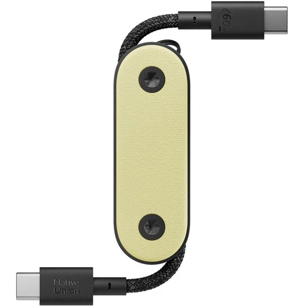 Native Union Pocket Cable USB-C/USB-C kábel, 60W žltý - Káble a redukcie - Hlavný obrázok