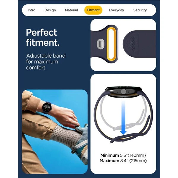 Spigen Nano Pop Band remienok Google Pixel Watch 4/3/2/1 (41mm) námornícka modrá - Remienky - Obrázok cb2a68b8697542a2926d249f6b3f16ea