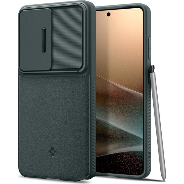 Spigen Optik Armor kryt Samsung Galaxy S26 Ultra zelený - Puzdra - Hlavný obrázok