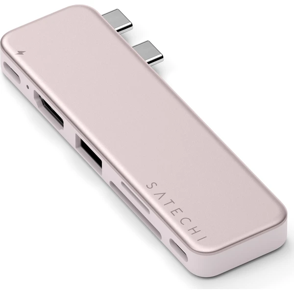 Satechi USB-C Snap Hub (1x HDMI 4K 60Hz, 1x USB-C až 5 Gbps, 1x USB-A 3.0 až 5 Gbps, 1xUSB-C P - USB huby - Obrázok cb3fc6c3b63845ac8dbfac3230e330c1