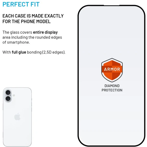 FIXED Armor 2,5D sklo s Anti-dust a AR vrstvou Apple iPhone 15 Plus/16 Plus - Ochranné fólie a sklo - Obrázok cb41507649f44977ab847464e1370400