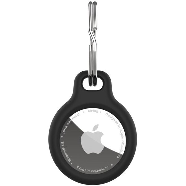 FIXED Silky silikónové púzdro Apple AirTag čierne