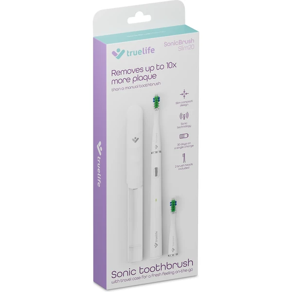 TrueLife SonicBrush Slim20 sonická kefka biela - Zubné kefky - Obrázok cb6e2b7e145d4efb8000f06db2d258d4