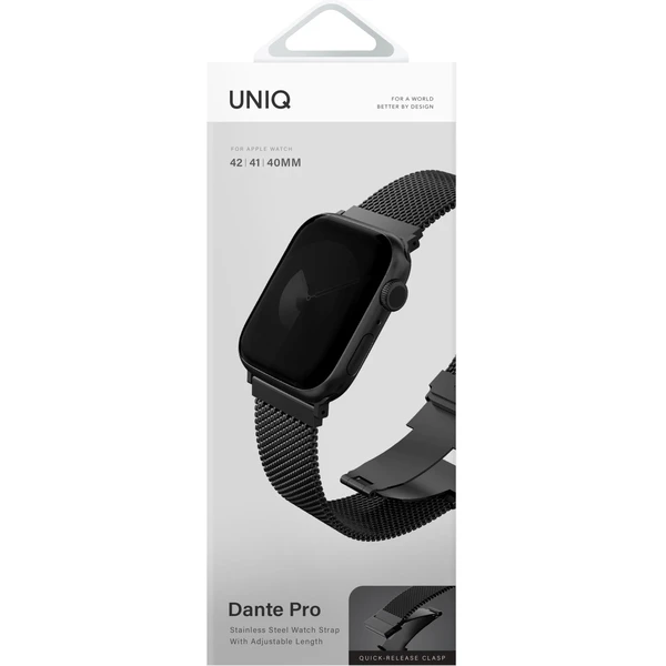 UNIQ Dante Pre oceľový remienok 42/41/40mm čierny - Remienky - Obrázok cb72e63201d946b8bae2cab5d6a8a584
