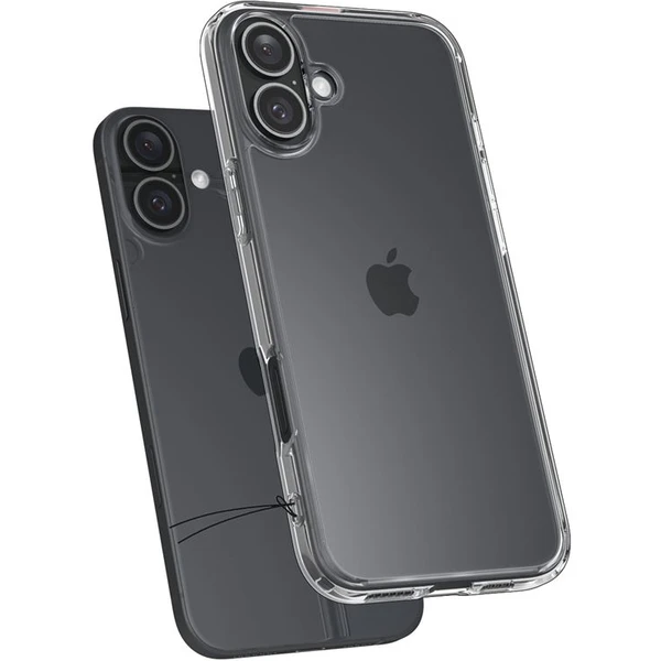 Spigen Ultra Hybrid kryt iPhone 16 crystal clear - Puzdra - Obrázok cb9858fd6b16401a932ea8d86aeb4423