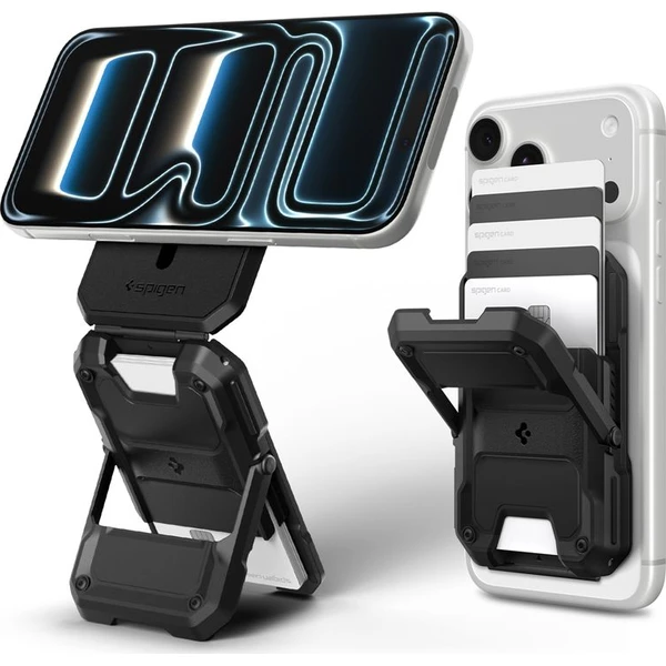 Spigen Tough Armor Pro Wallet MagSafe peňaženka pre 5 kariet čierna - Peňaženky - Obrázok cbb1af2b2d84417e839c794c3f1c9a04