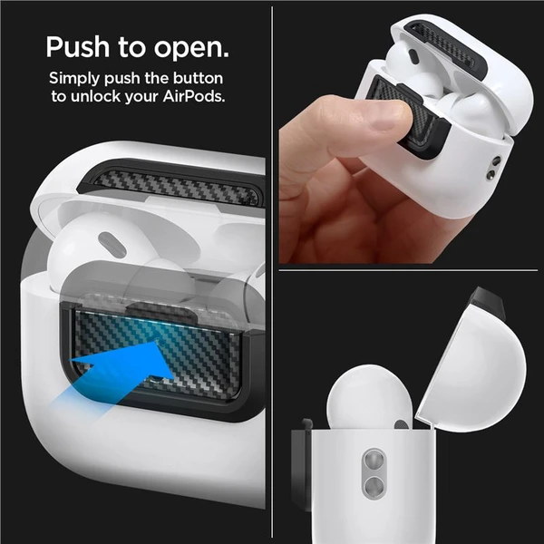 Spigen Lock Fit M puzdro AirPods Pro (2nd/1st Gen) karbón - Puzdra - Obrázok cbb1b2798eef40bd984882e5a40fe2c3