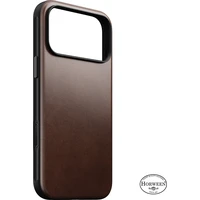 Nomad Modern Leather (Horween) MagSafe kožený kryt iPhone 18 Pro Max Rustic Brown - Puzdra