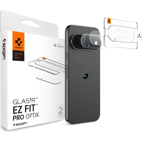 Spigen Glass tR EZ Fit Optik Pro 2 Pack, krištáľovo čisté - Google Pixel 11 Pro - Ochranné fólie a sklo - Hlavný obrázok