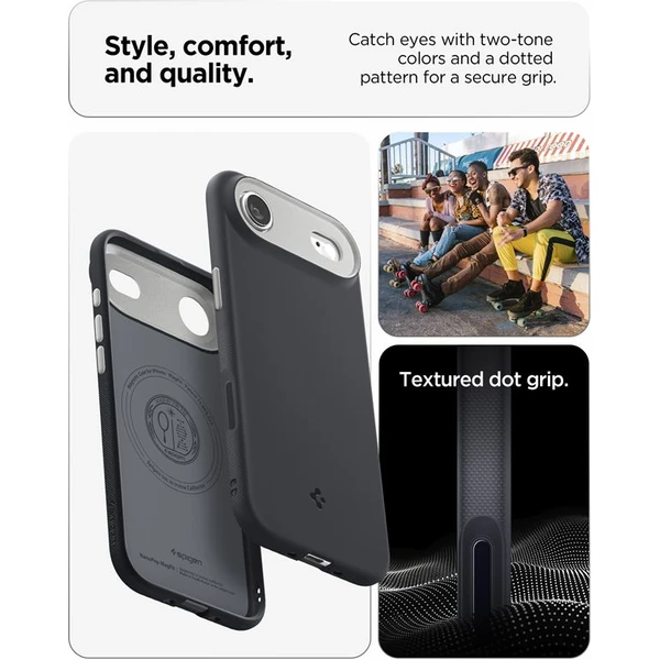 Spigen Nano Pop MagSafe kryt iPhone Air black sezam - Puzdra - Obrázok cbd5af26c169438999ab4a396207ab19
