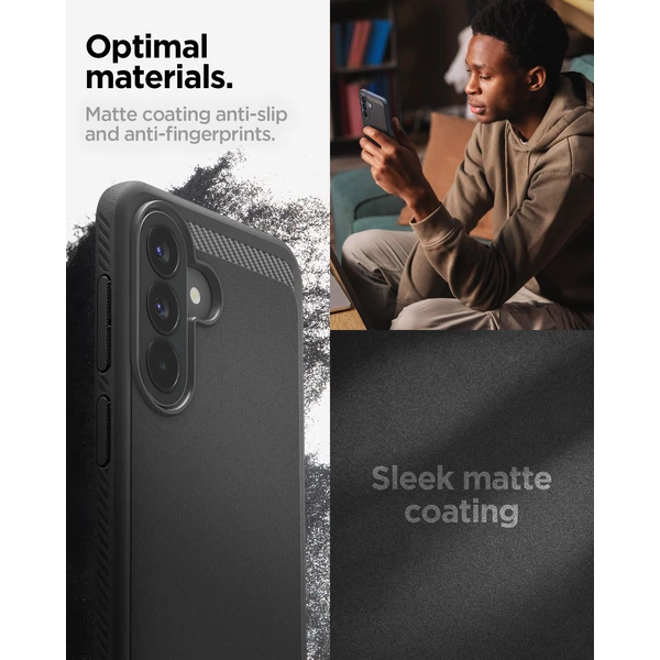 Spigen Rugged Armor kryt Samsung Galaxy A57 5G matná čierna - Puzdra - Obrázok cbe05090a3514f20b409ec28025966cf