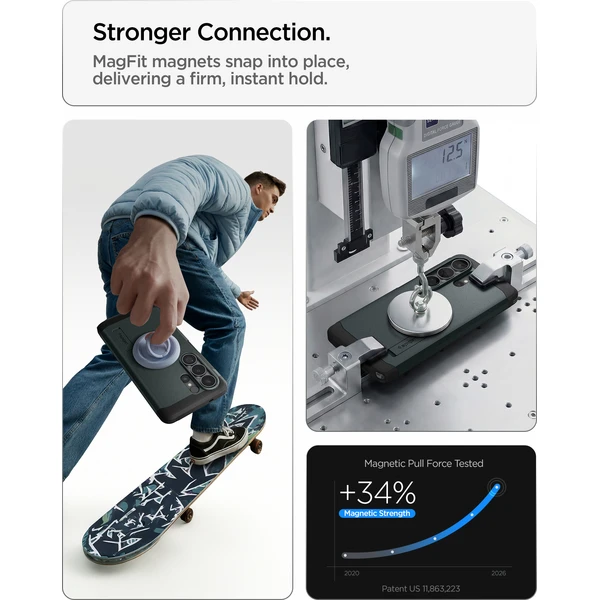 Spigen Tough Armor MagSafe kryt Samsung Galaxy S26 Ultra zelený - Puzdra - Obrázok cc010a5992e1426c8739badc257e8836